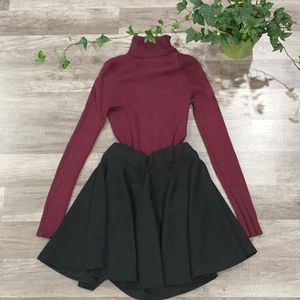 Skirt with blouse